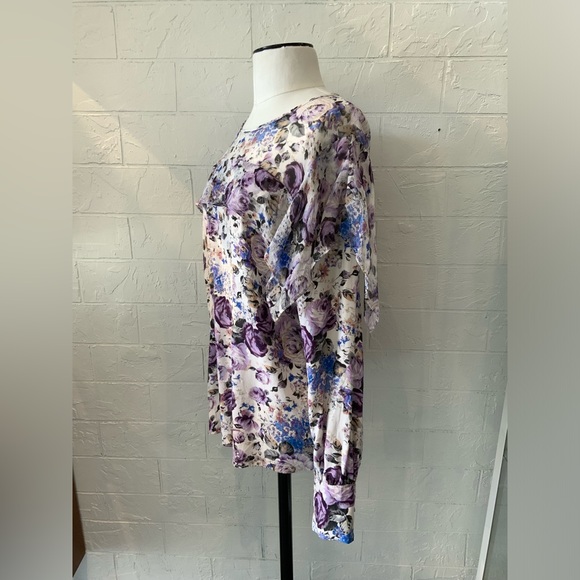 PARKER floral silk blouse - Picture 7 of 14
